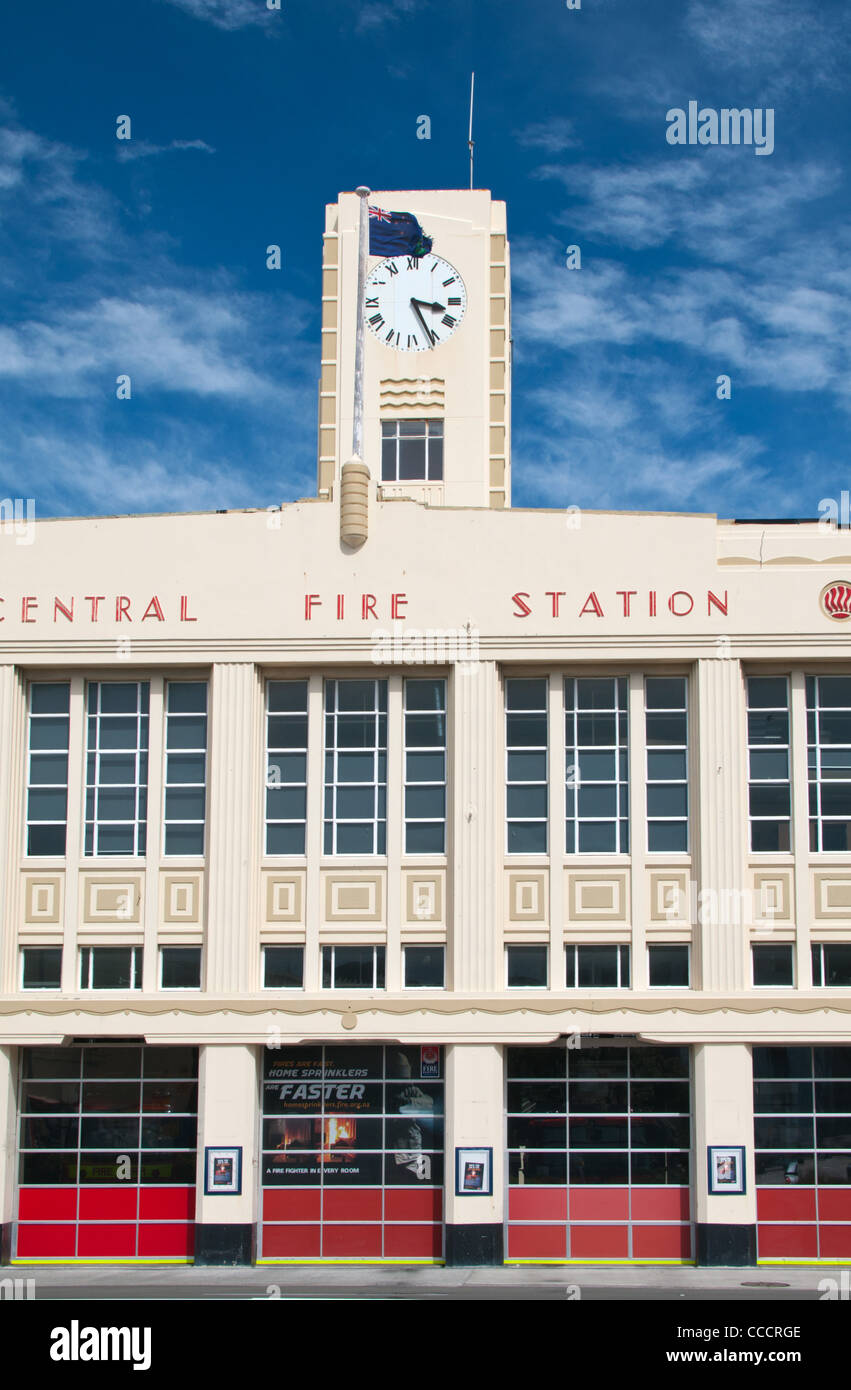 Central Fire Station, Wellington, New Zealand Stock Photo Alamy
