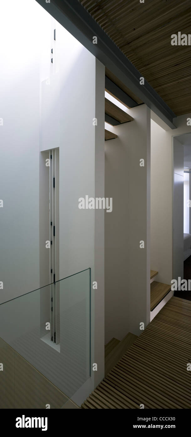 Woollahra House 2, Sydney, Australia, Stanic Harding Architecture and Interiors, stairwell Stock Photo