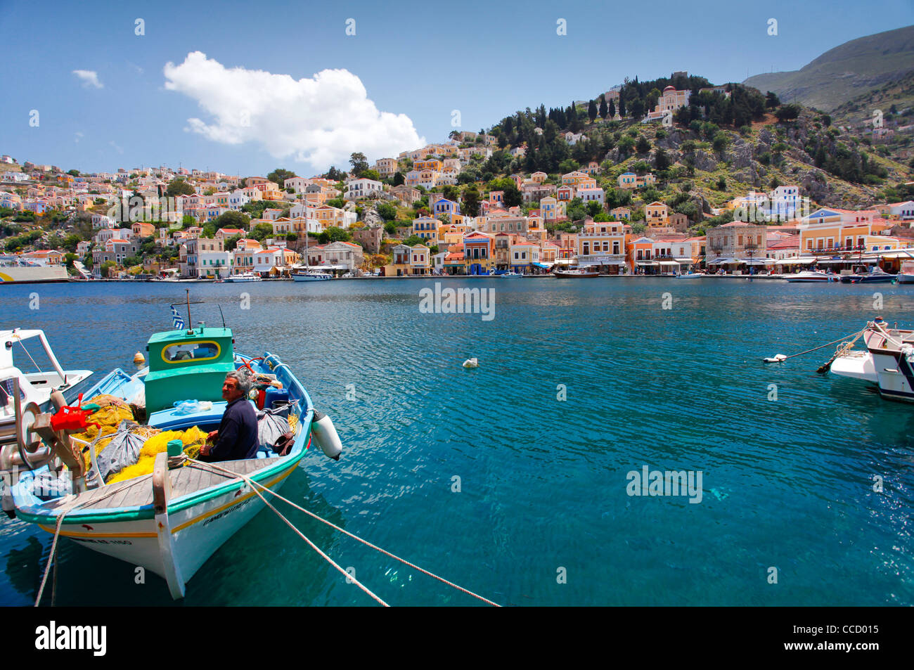 Symi island, Dodekanes, Greece, Europe Stock Photo