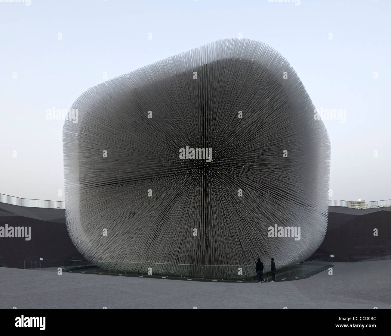 British Pavilion Designed By Thomas Heatherwick Architects Stock Photo