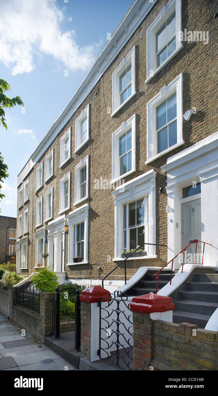PRIVATE HOUSE, BUCKLEY GRAY YEOMAN, LONDON, 2010, TERRACED STREET Stock