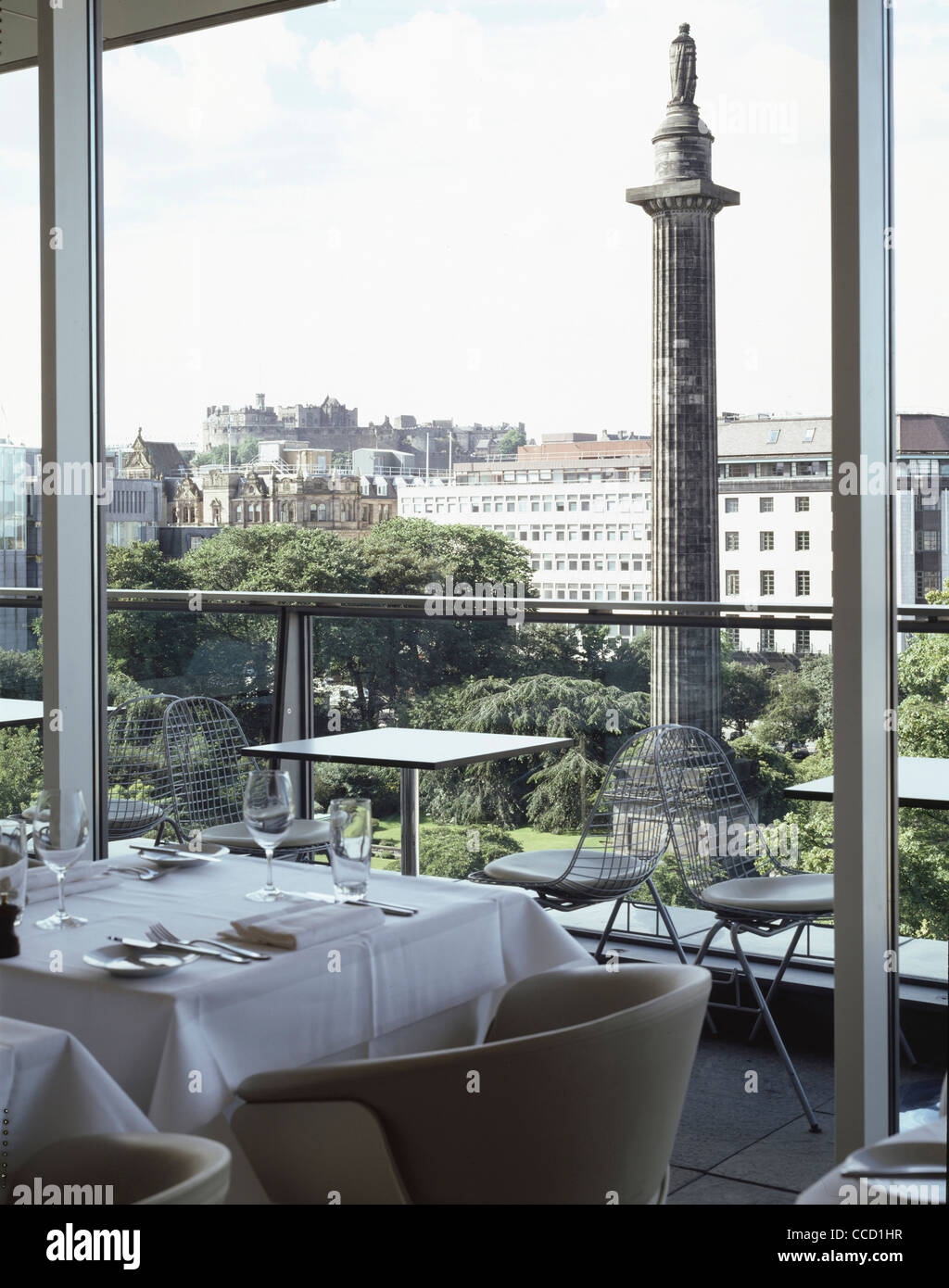HARVEY NICHOLS RESTAURANT VIEW OF TERRACE AND VIEW OVER ST ANDREWS