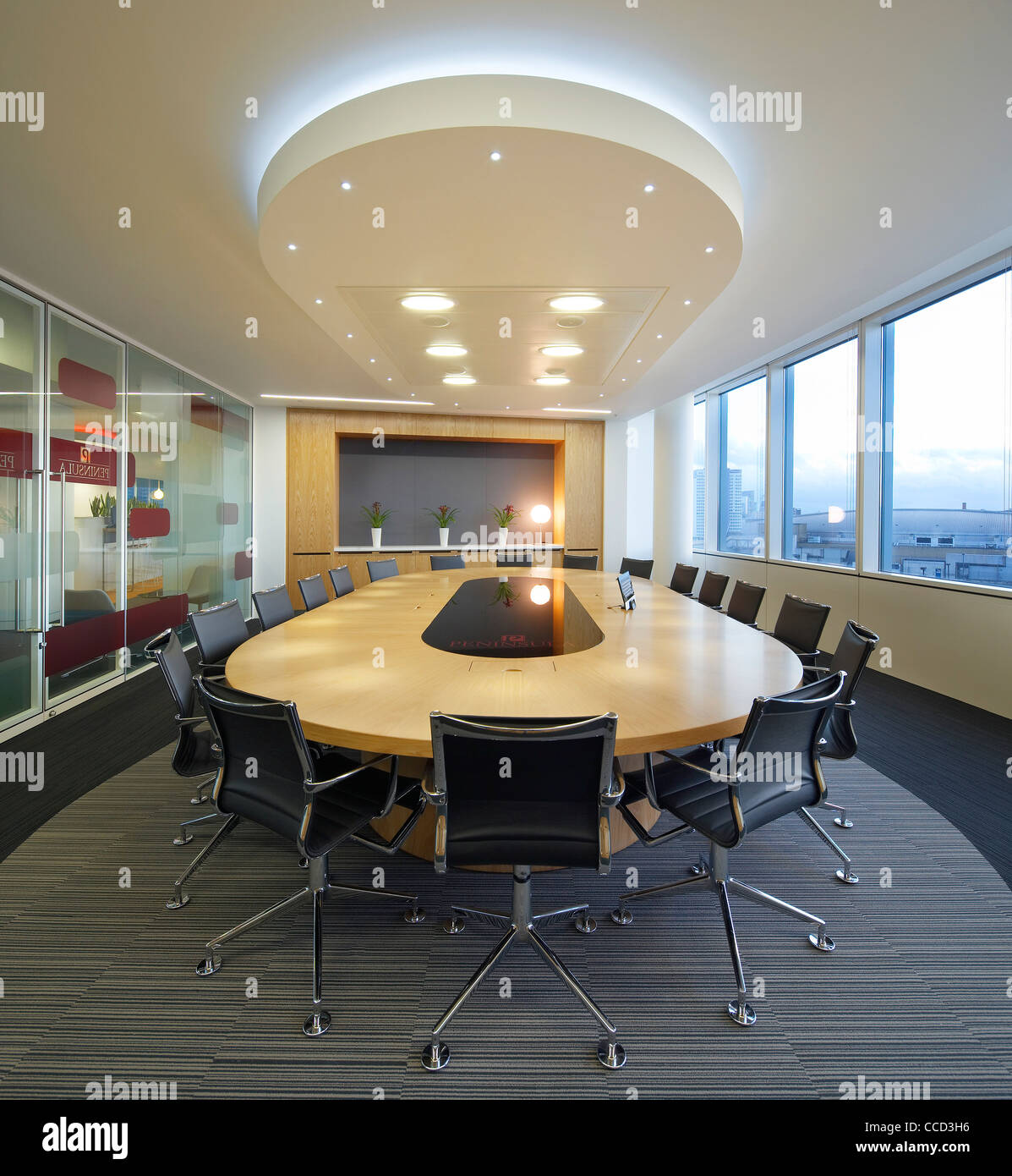 The Peninsula, Manchester, United Kingdom, Sheppard Robson, 2010 Stock Photo