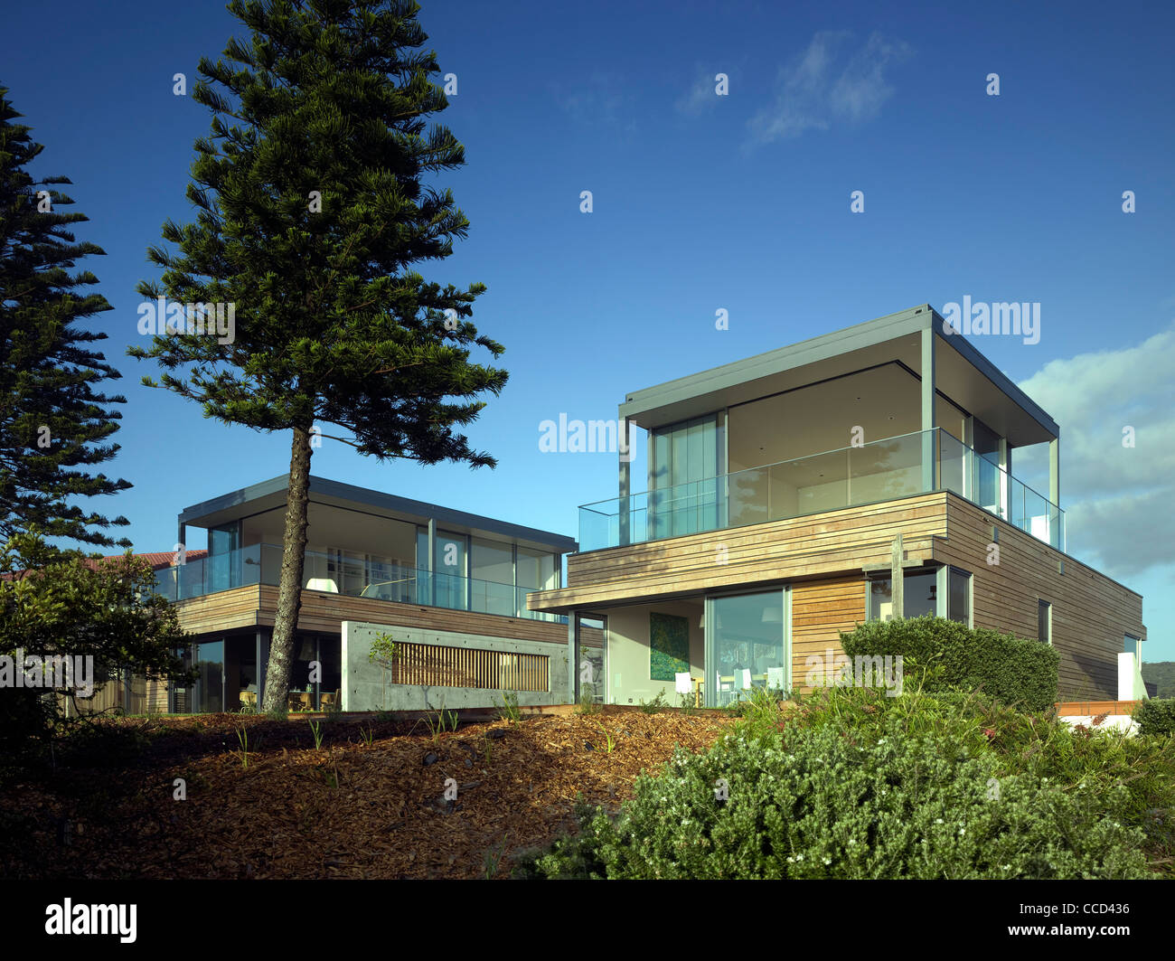 Boomerang Beach Houses, Boomerang Beach, Australia, 2009 Stock Photo