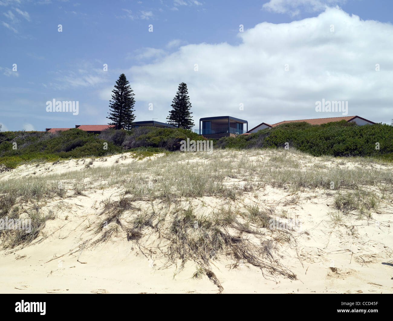 Boomerang Beach Houses, Boomerang Beach, Australia, 2009 Stock Photo