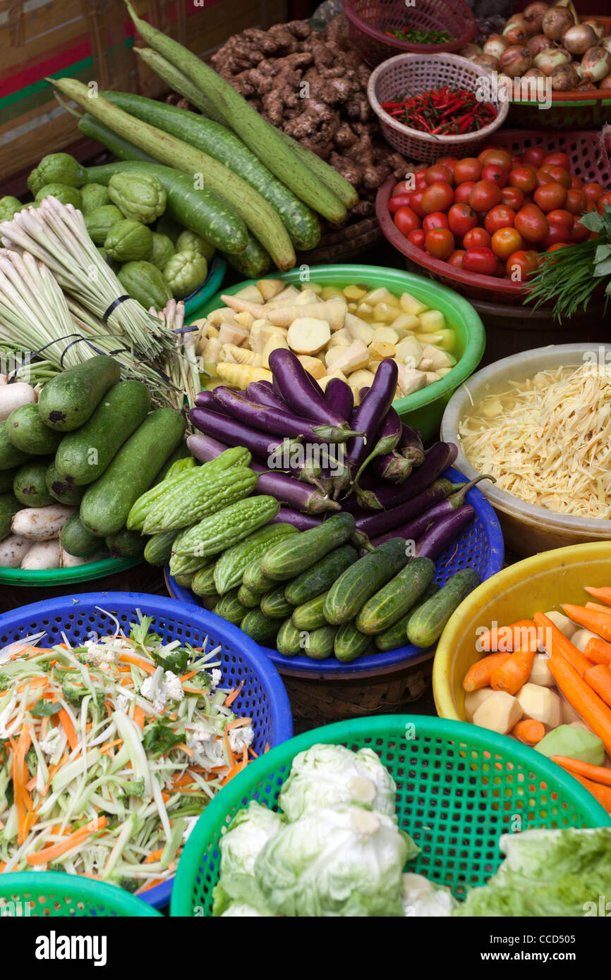 Central Market Dalat Vietnam Stock Photo