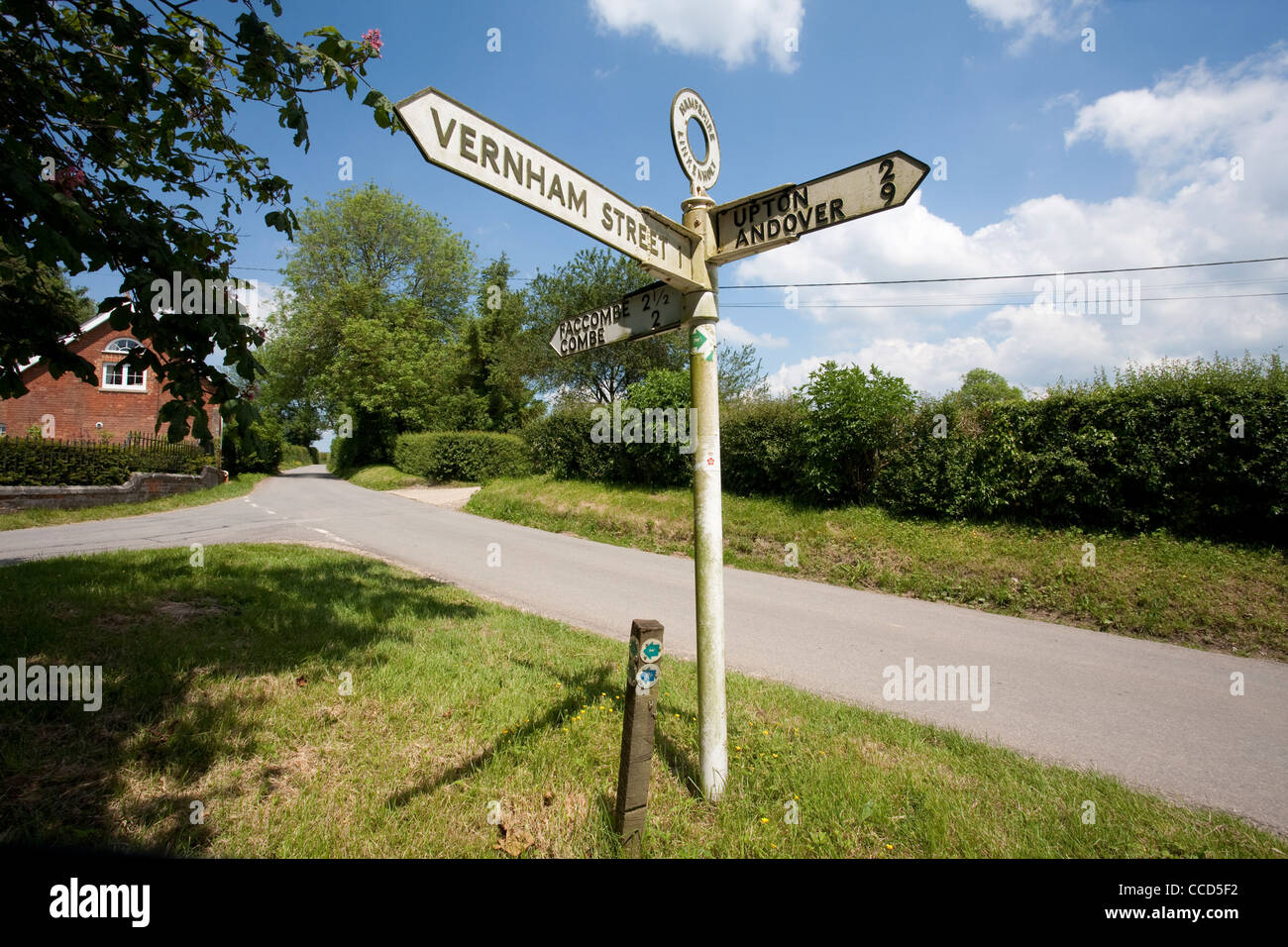 Linkenholt village part of the 2,000 acre estate in the Test valley, North Wessex Downs, North