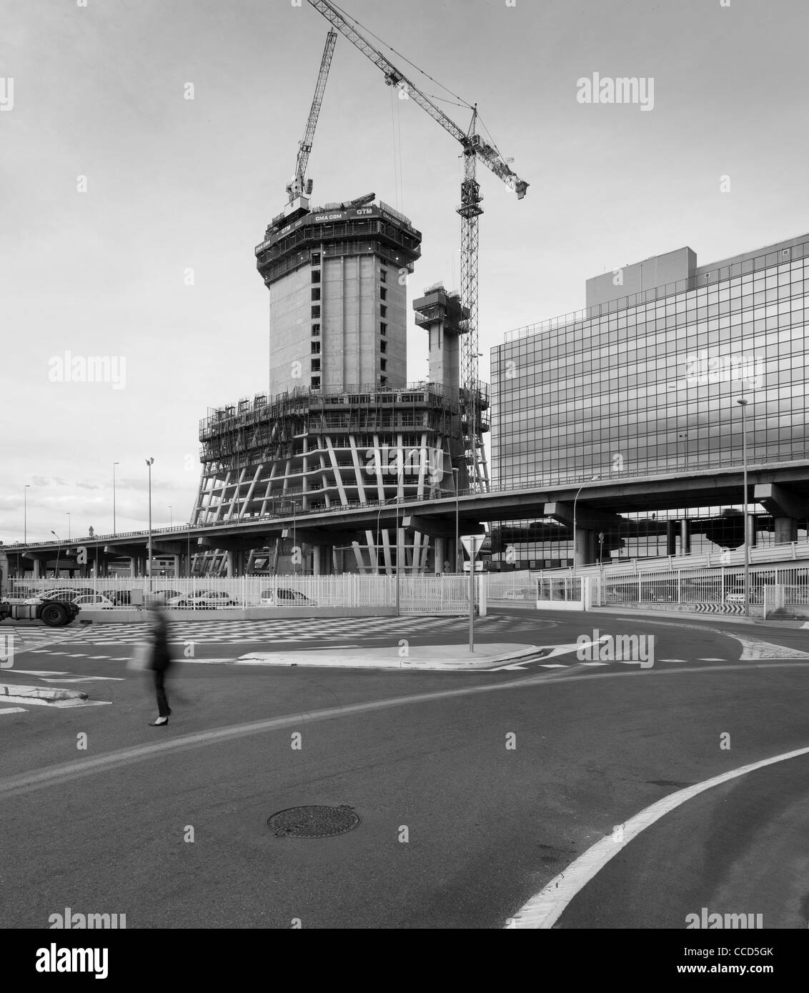 The New Head Office Tower For Cma Cgm In Marseille, France Rises In A