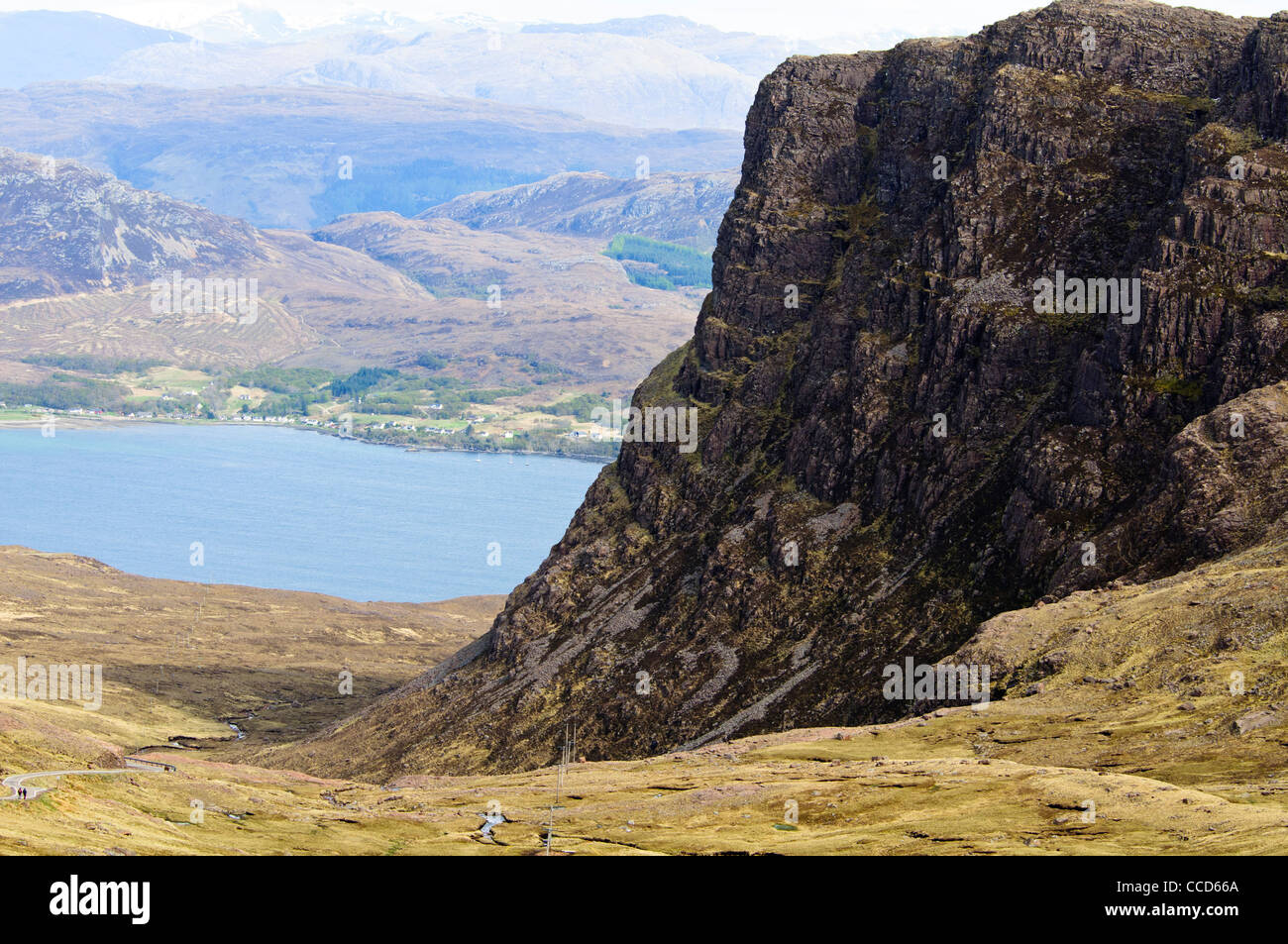 Is the third highest road in scotland pass of the cattle hires stock