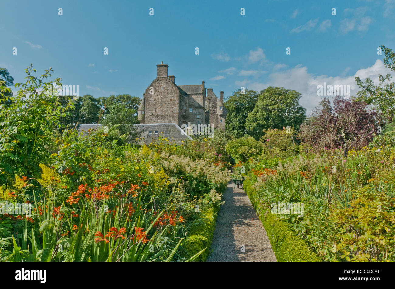 The Gardens Kellie Castle nr Anstruther Fife Scotland Stock Photo Alamy
