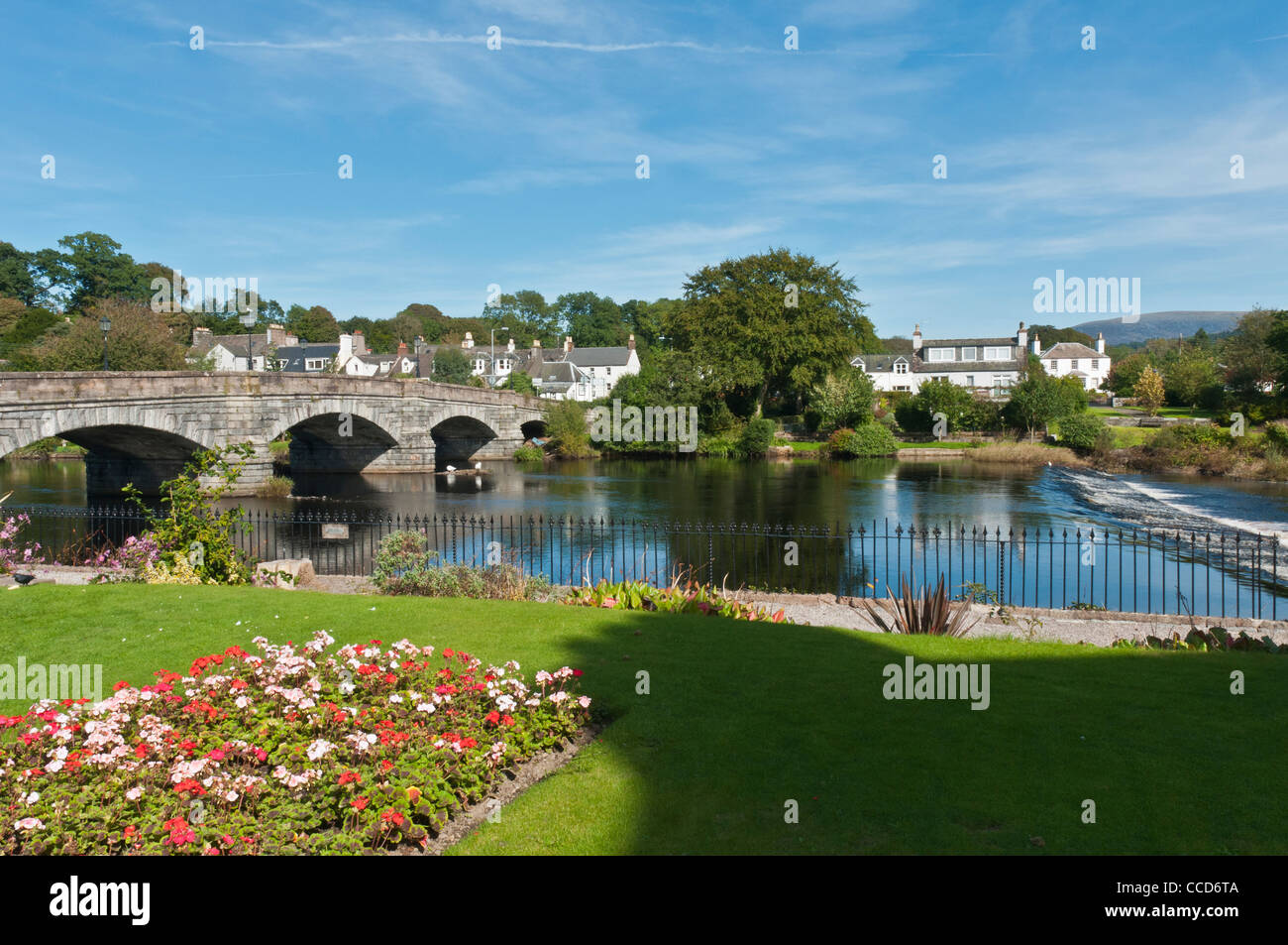 Bridge over the River Cree Newton Stewart Dumfries & Galloway Scotland Stock Photo Alamy