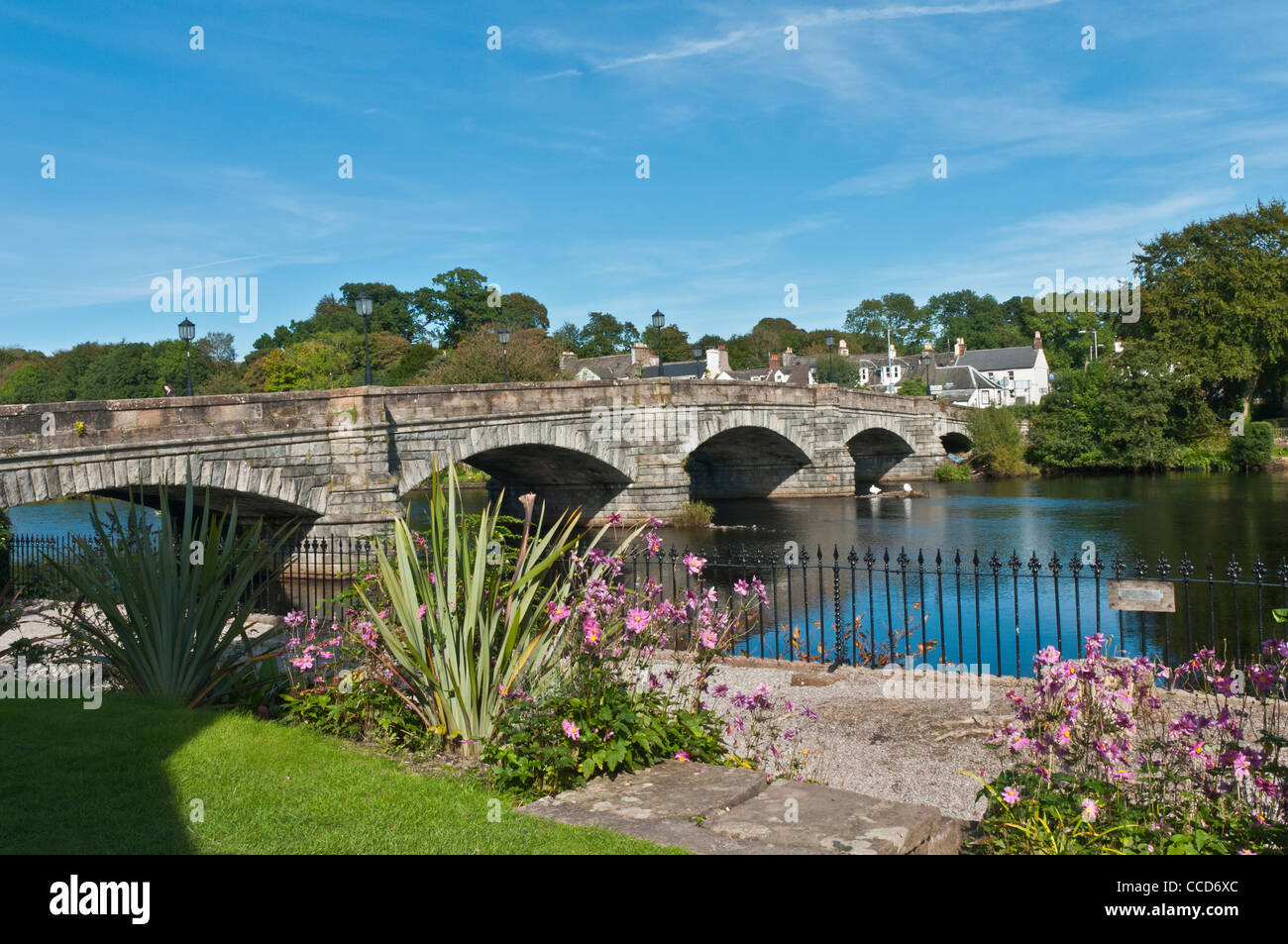 Bridge over the River Cree Newton Stewart Dumfries & Galloway Scotland Stock Photo Alamy