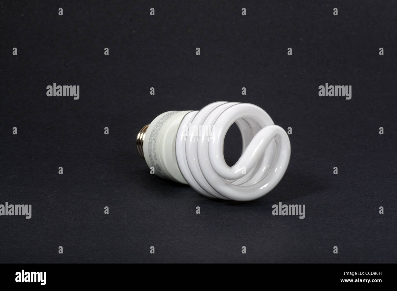 A compact fluorescent bulb isolated Stock Photo Alamy