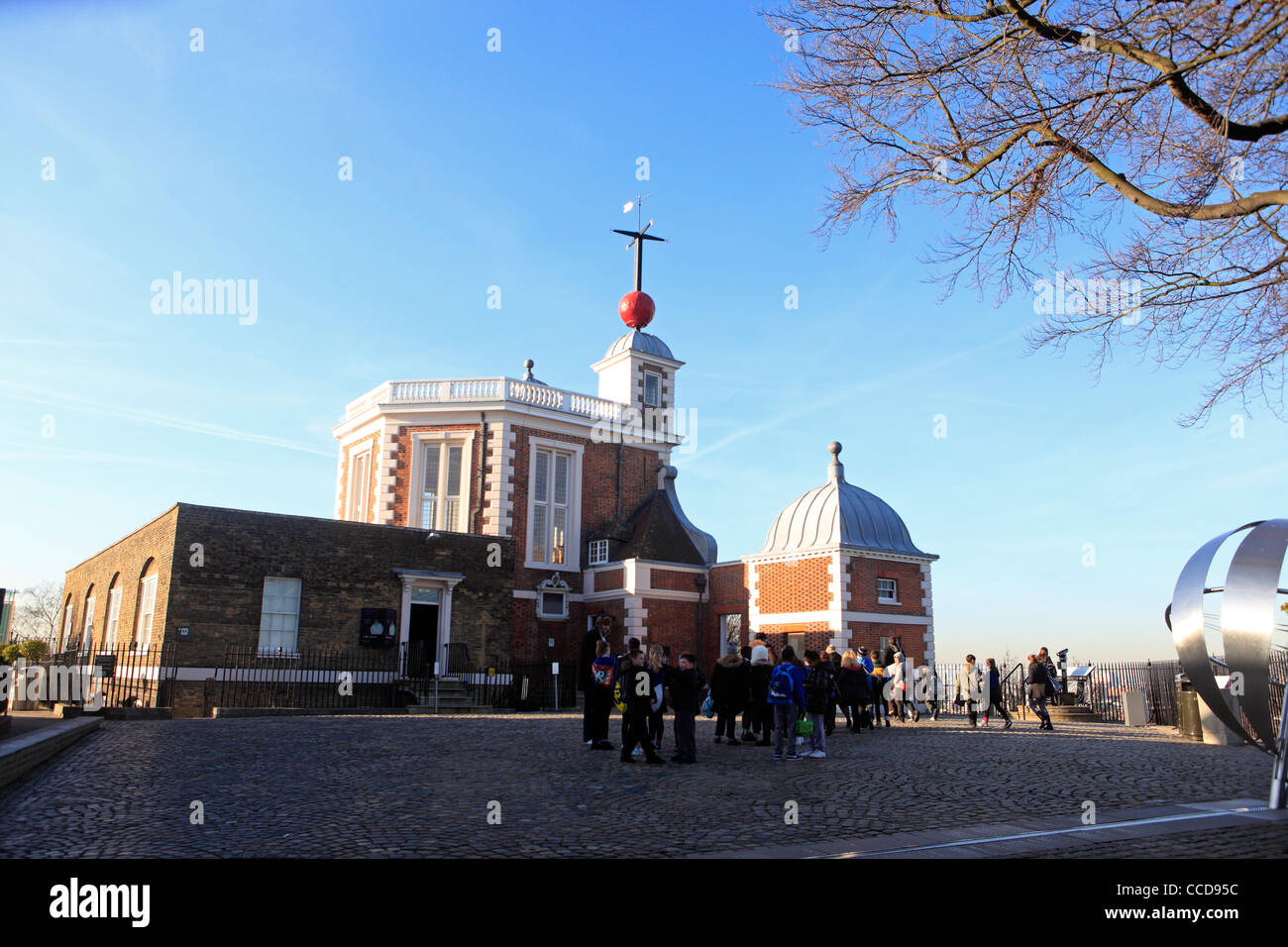 united kingdom south london greenwich the royal observatory flamsteed house Stock Photo