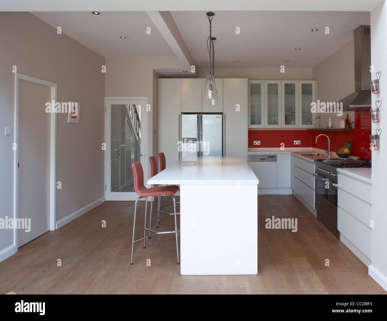 Broomwood Road, SW11, Giles Pike Architects. kitchen, moden extension ...