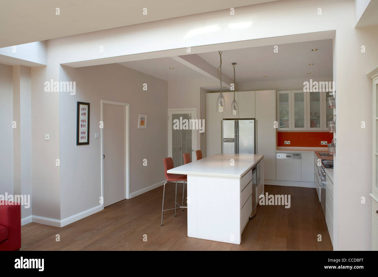 Broomwood Road, SW11, Giles Pike Architects. kitchen, moden extension ...