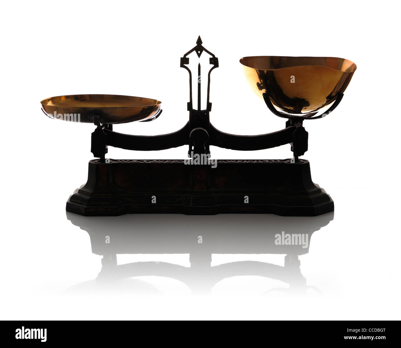 Old vintage balance scales Stock Photo Alamy