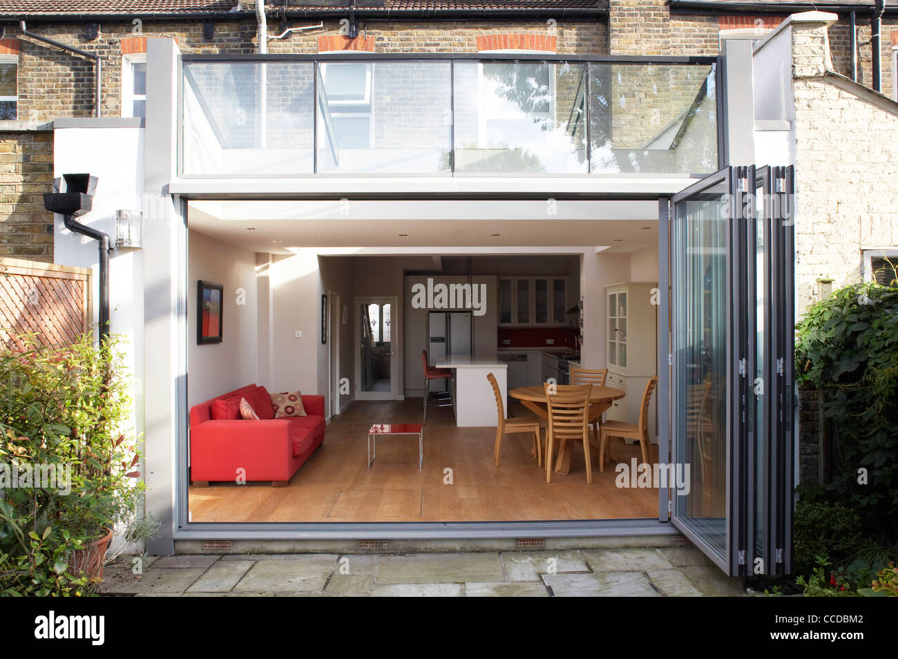 Broomwood Road, SW11, Giles Pike Architects. kitchen, moden extension ...