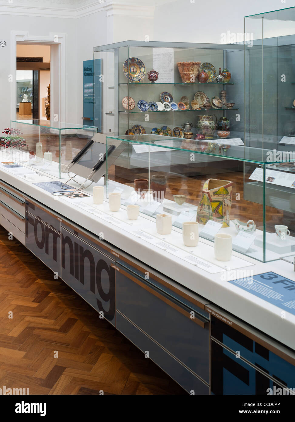 ceramics gallery phase one at the v&a london designed by stanton