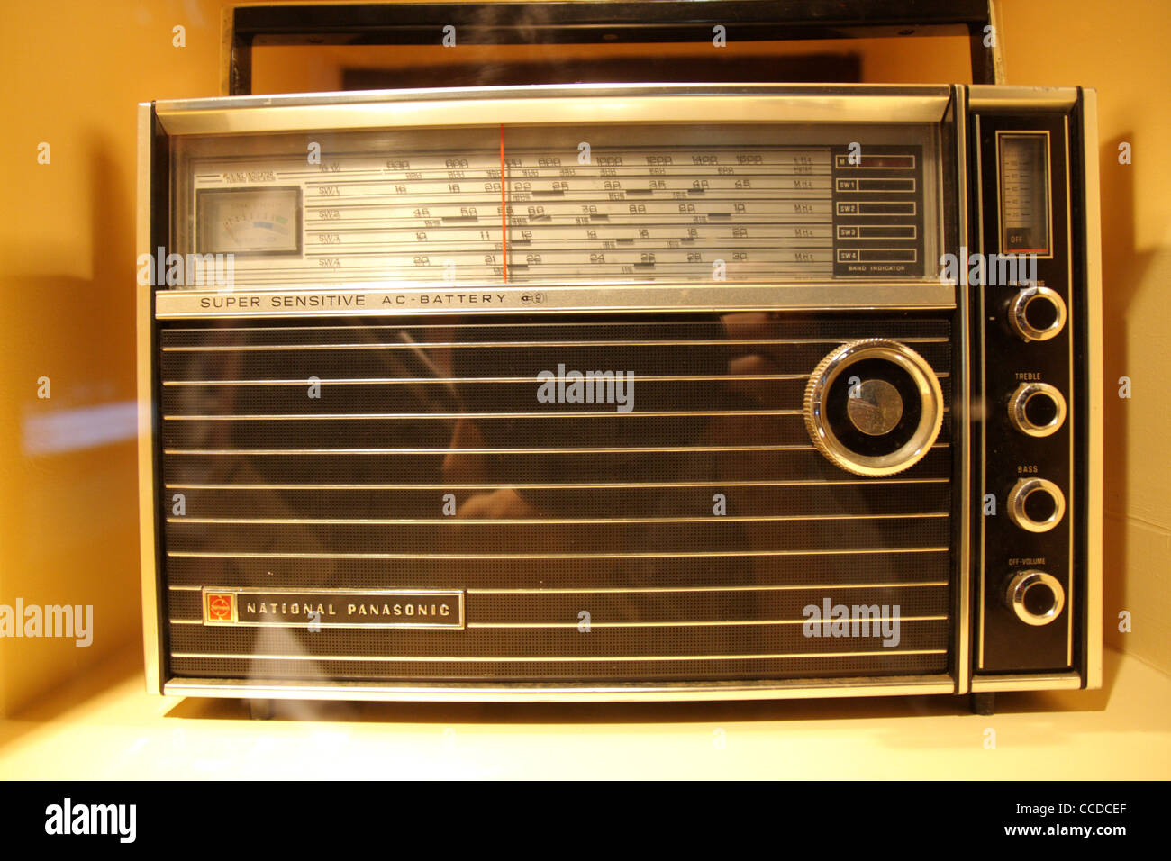 Old National Panasonic radio Stock Photo