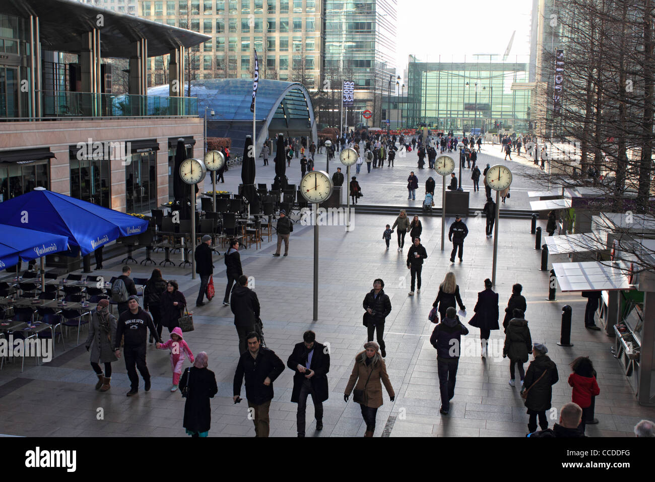 Canary Wharf, Docklands London England UK Stock Photo - Alamy