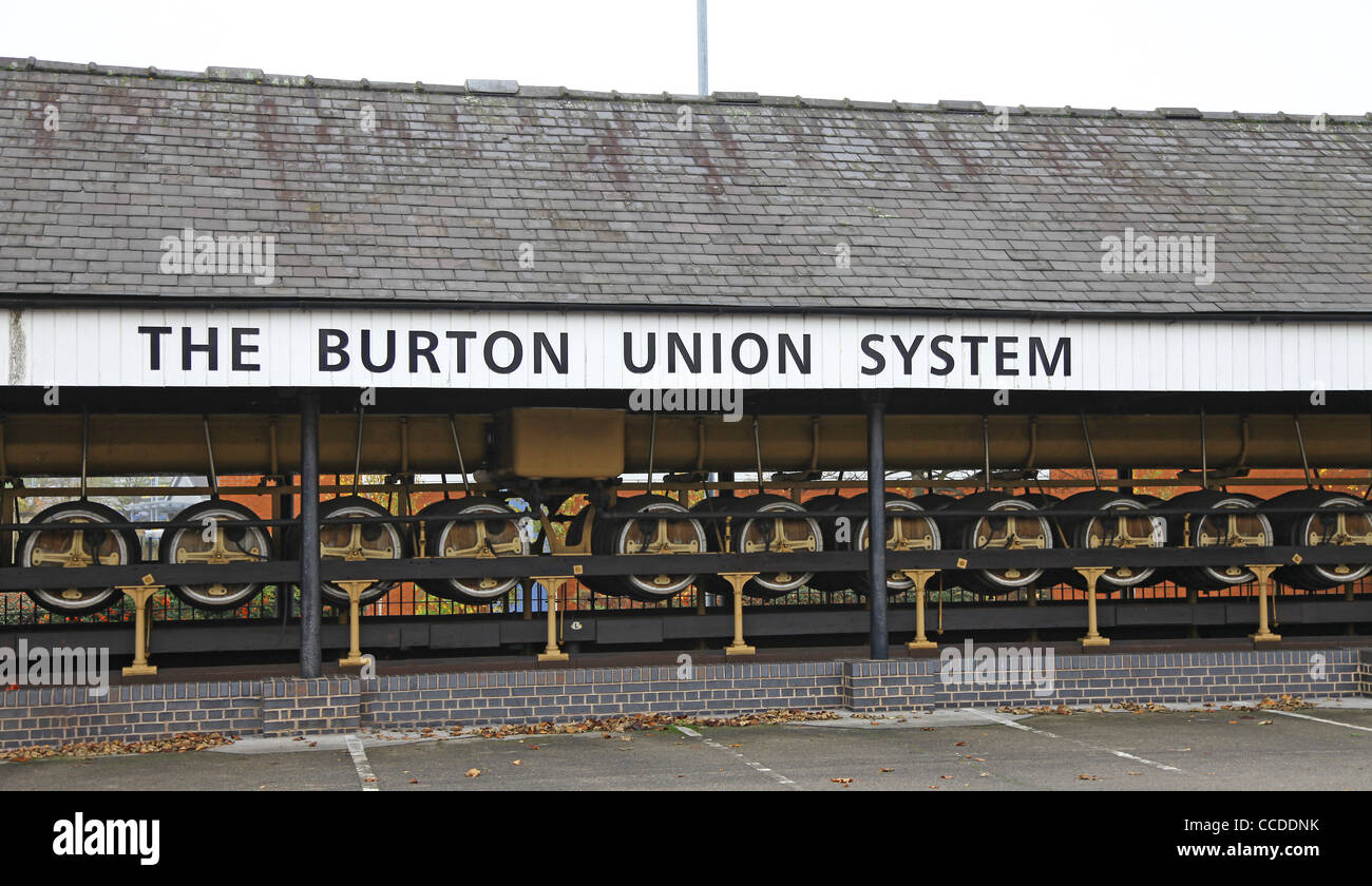 The Burton Union system of brewing beer at the National Brewery Centre,  Burton upon Trent, Staffordshire Stock Photo - Alamy