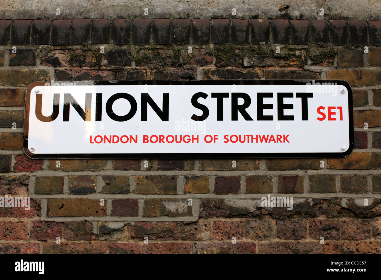 Union street, London Borough of Southwark, SE1 England UK Stock Photo