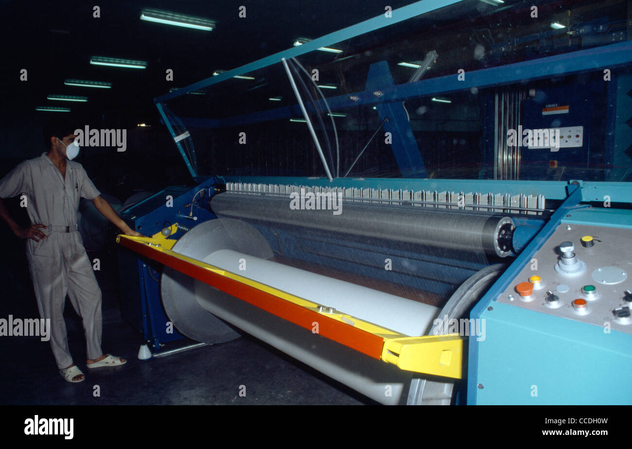 Dubai UAE Jebel Ali Weaving Factory Stock Photo Alamy