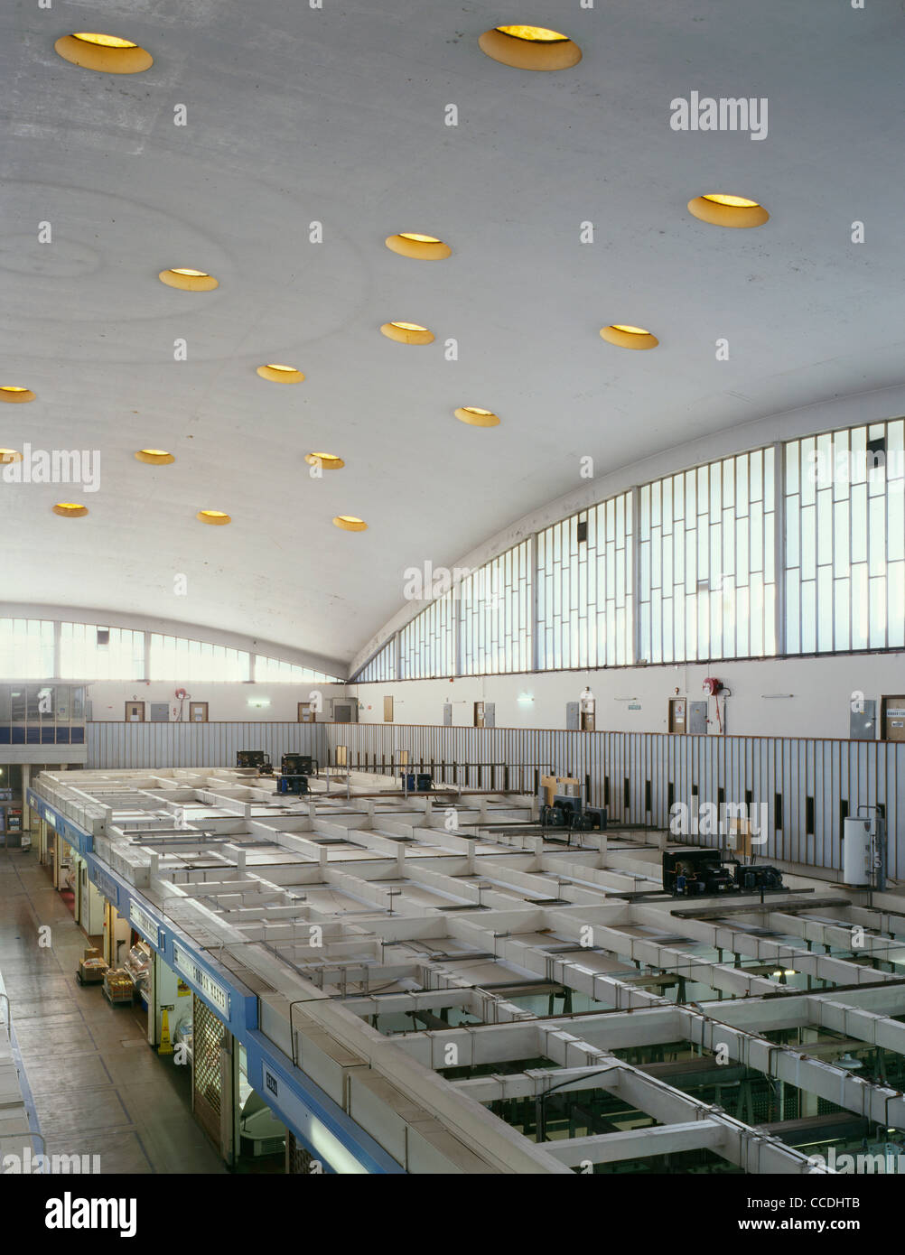 interior view of smithfield poultry market london uk 2011 Stock Photo