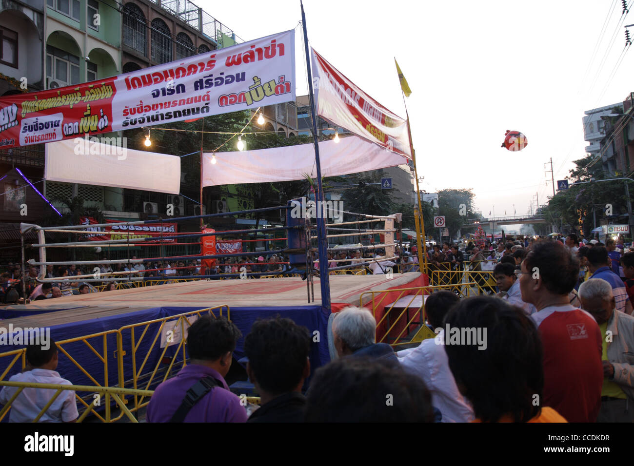 Thai Boxing stage , Bangkok , Thailand Stock Photo Alamy