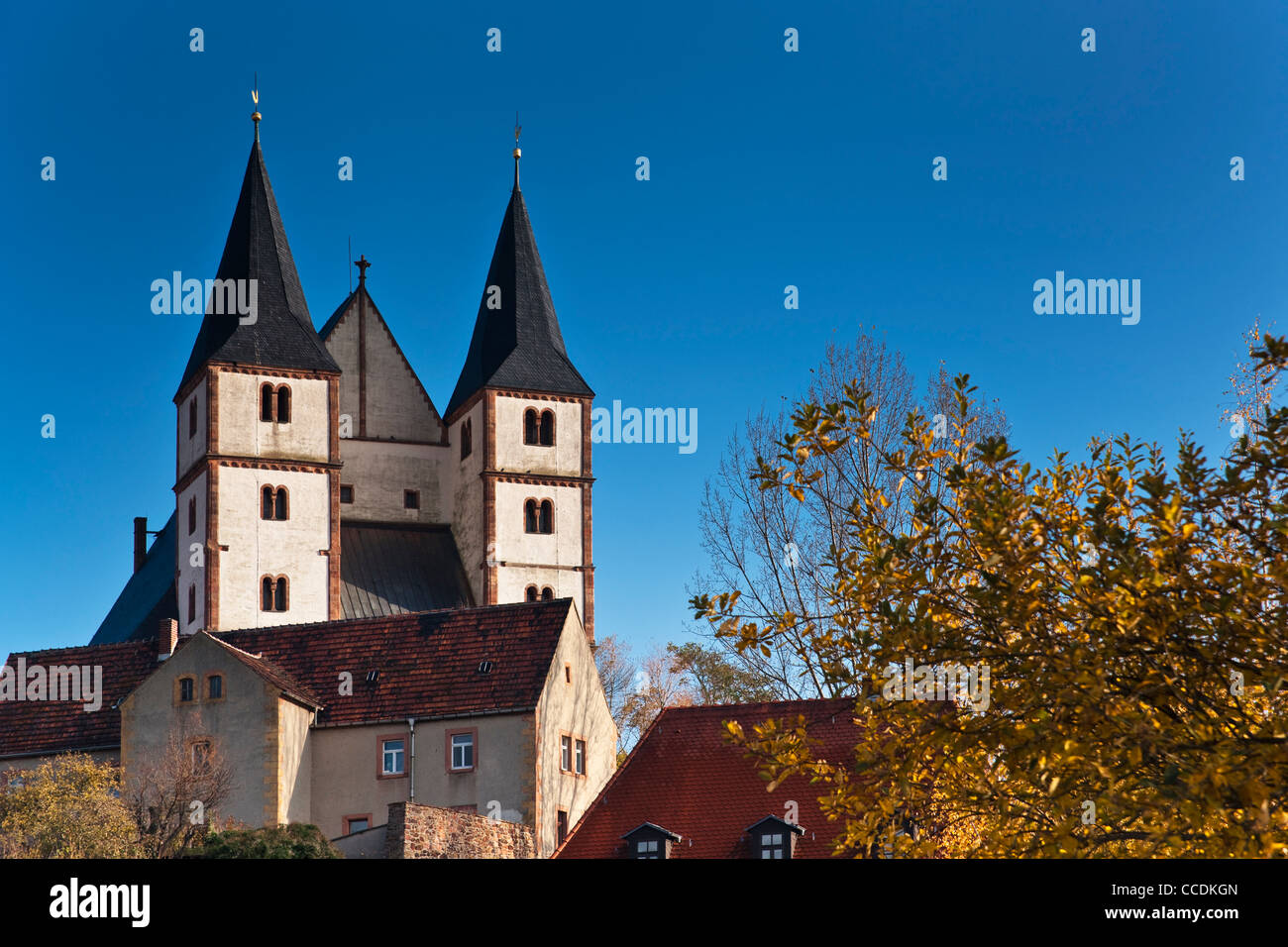 In 1209, first documented church St. Nicholas, Geithain, administrative district Leipzig, Saxony, Germany, Europe Stock Photo