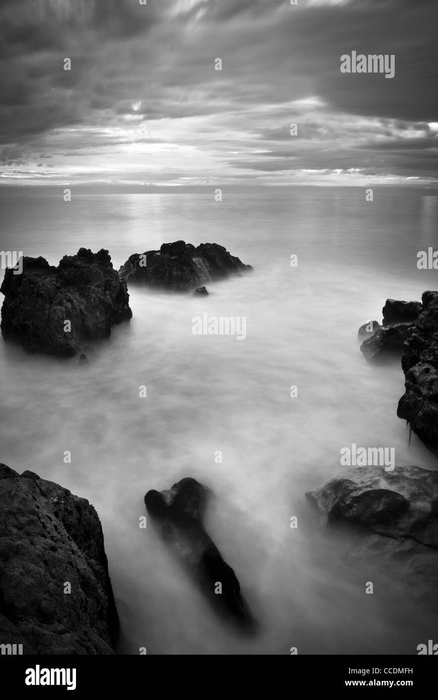 Hawaii wallpaper Black and White Stock Photos & Images - Alamy