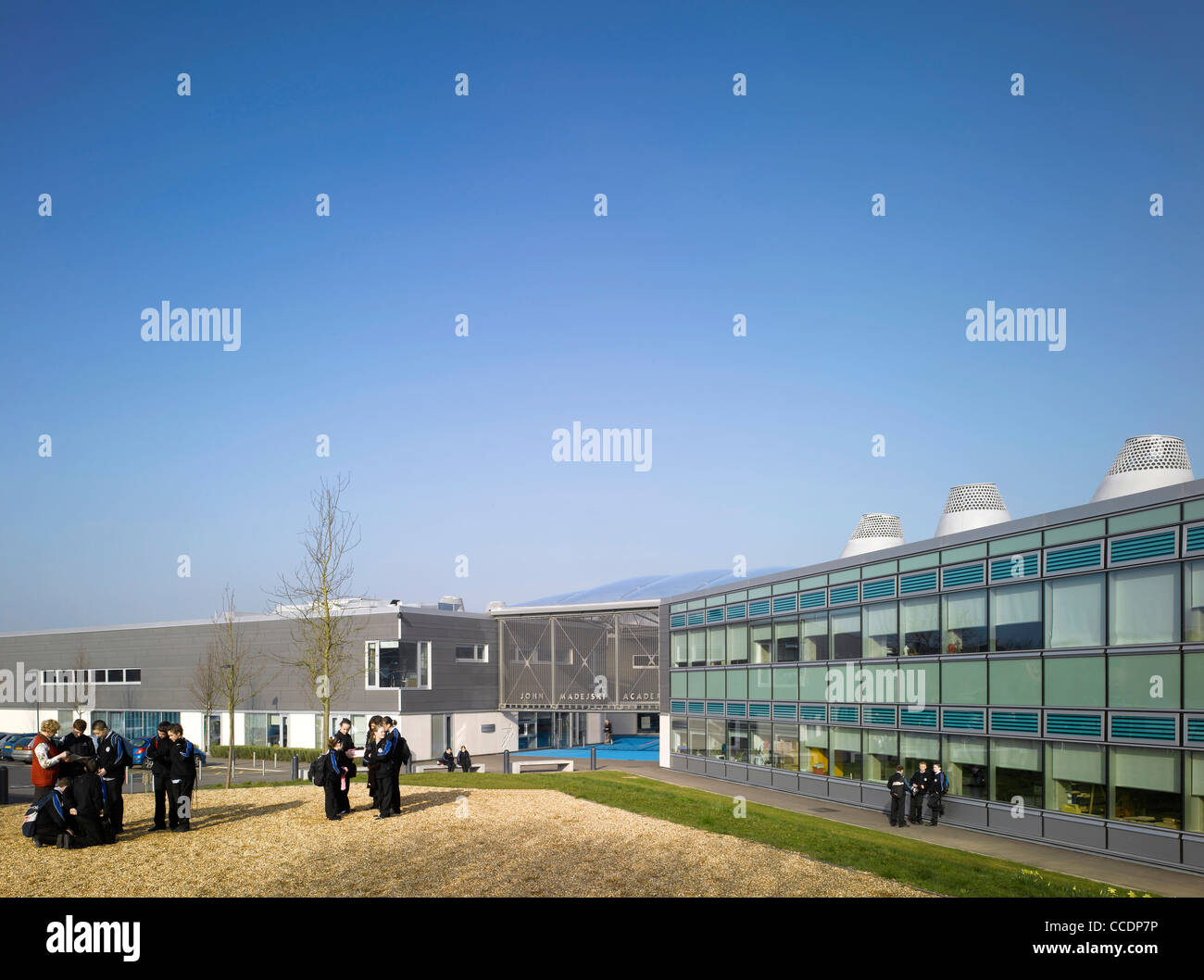 John Madejski Academy, Reading, United Kingdom, Wilkinson Eyre Architects, 2008 Stock Photo