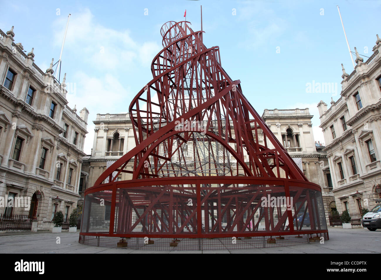 Vladimir Tatlin's 'Monument to the third international' Building the Revolution The Royal Academy, London Stock Photo