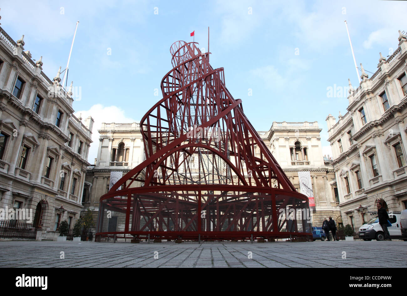 Vladimir Tatlin's 'Monument to the third international' Building the Revolution The Royal Academy, London Stock Photo