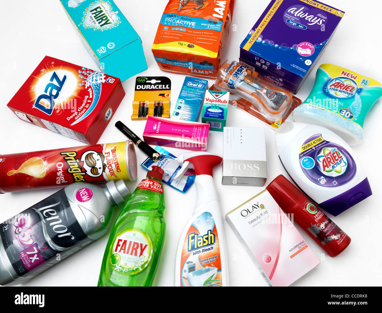 A Collection Of Procter And Gamble Products Stock Photo - Alamy