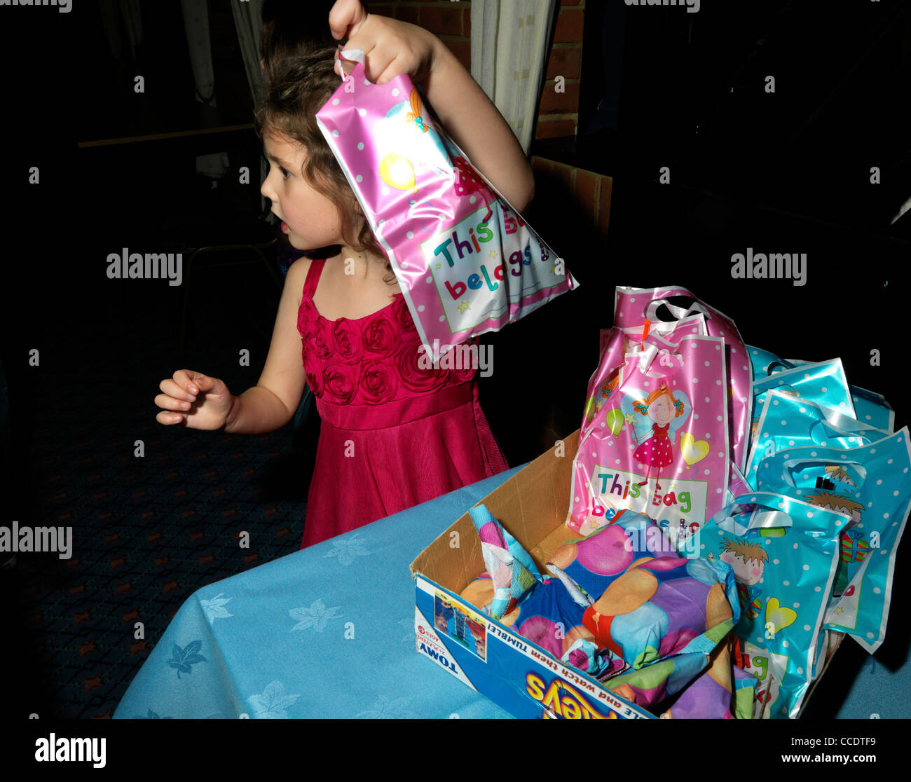 Children's birthday party bags hires stock photography and images Alamy