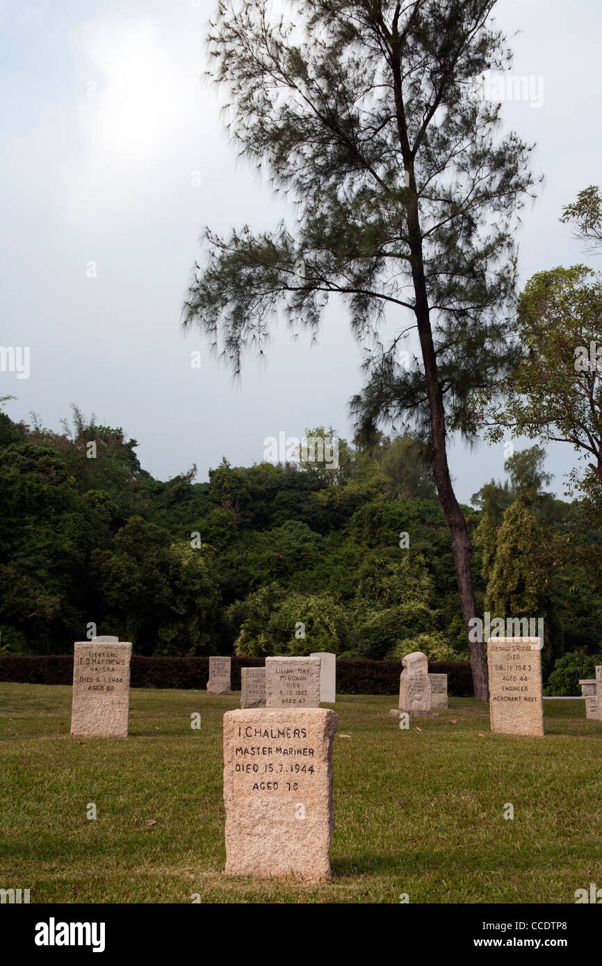 Stanley Military Cemetery, St Stephens Bay in Stanley, Hong Kong CAR China Stock Photo