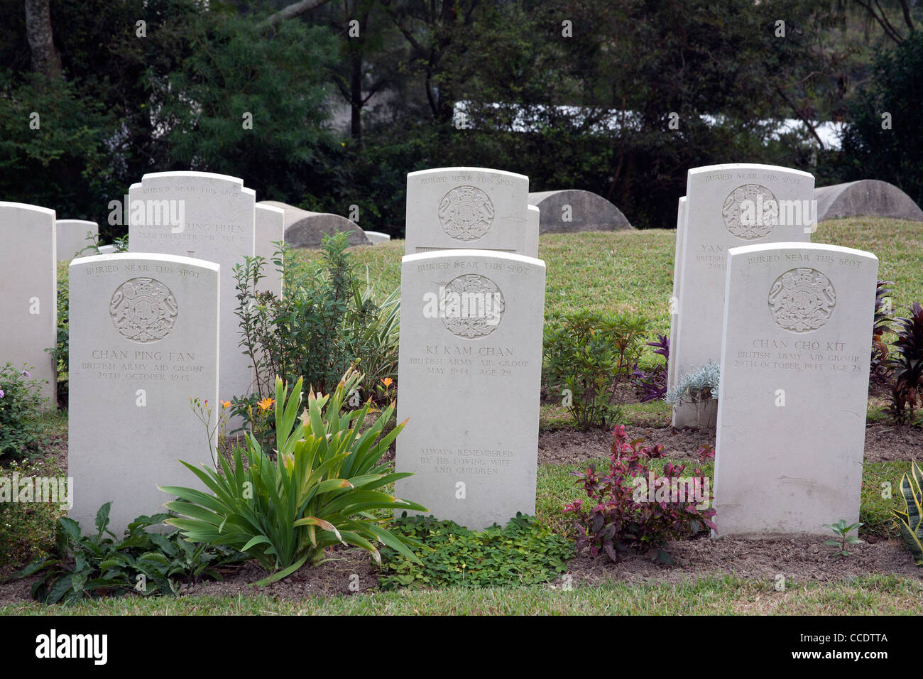 Stanley Military Cemetery, St Stephens Bay in Stanley, Hong Kong CAR China Stock Photo