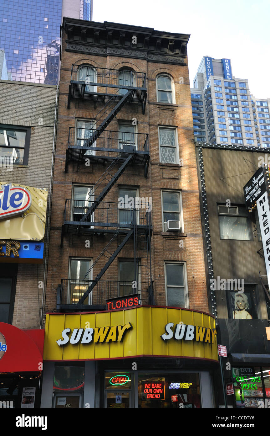 Subway sandwich restaurant, New York Stock Photo Alamy