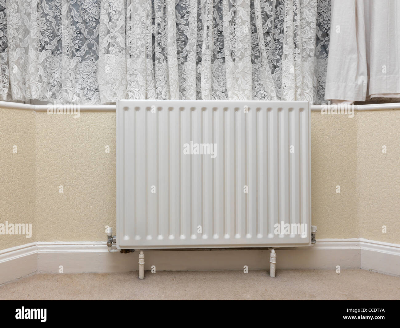 Radiator Under A Window Stock Photo: 42101566 - Alamy