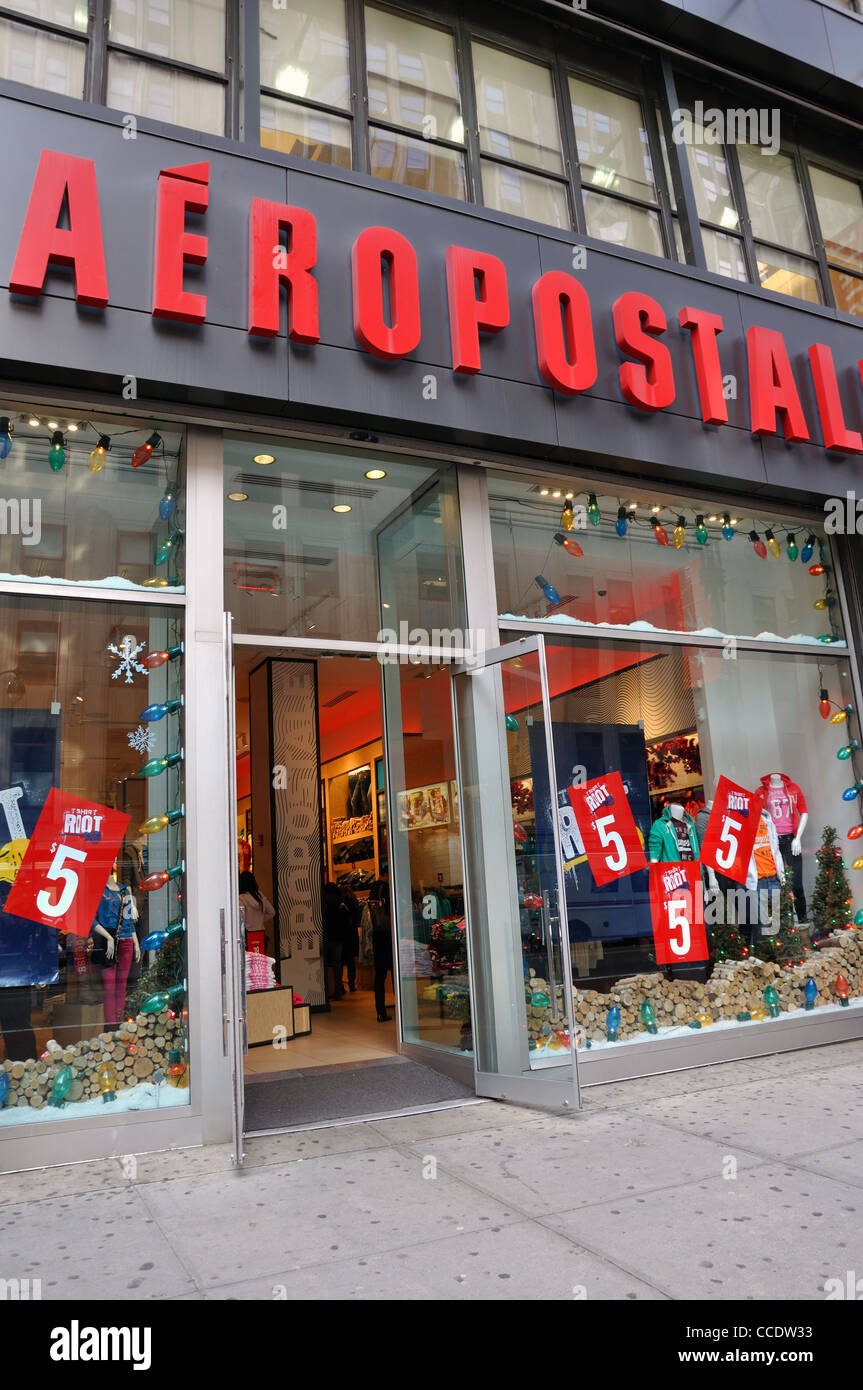 Aeropostale store, New York Stock Photo