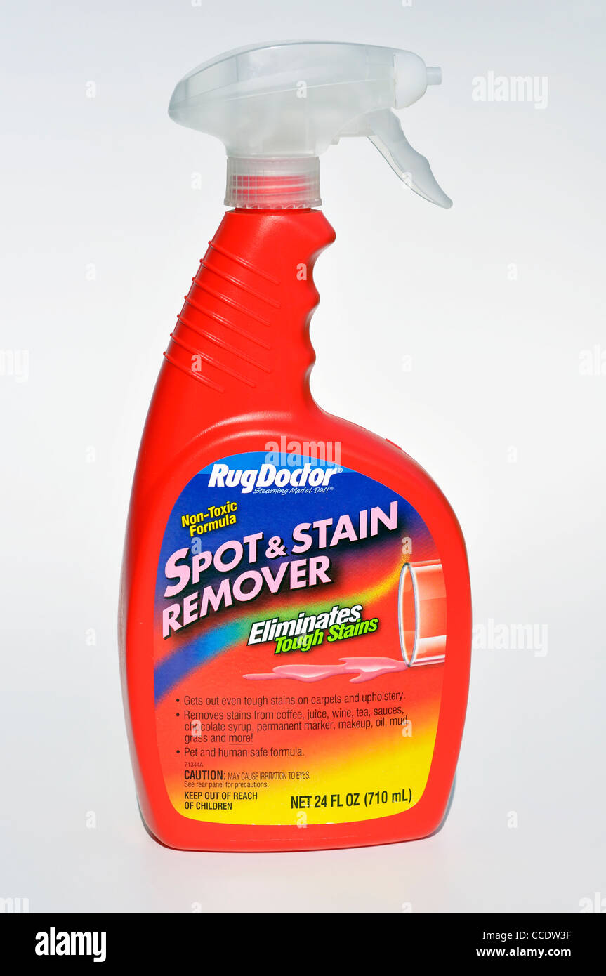 Spot and stain remover cleaner Stock Photo Alamy