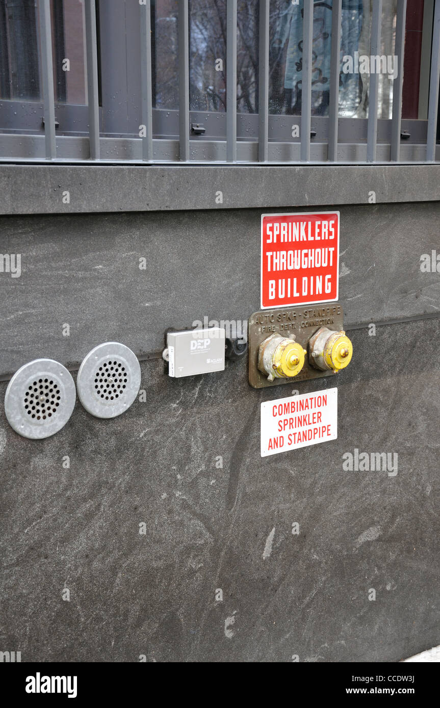 Sprinklers, New York Stock Photo Alamy