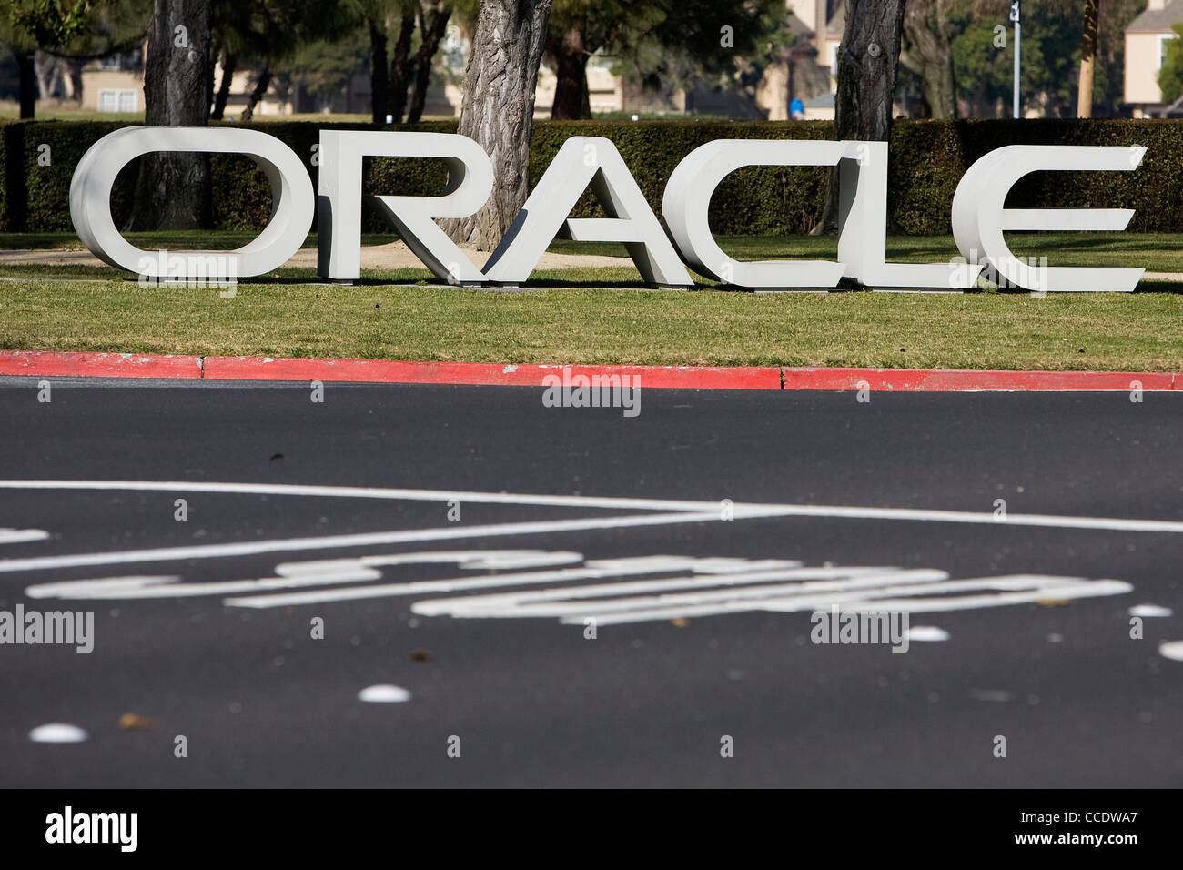 The headquarters of Oracle Stock Photo