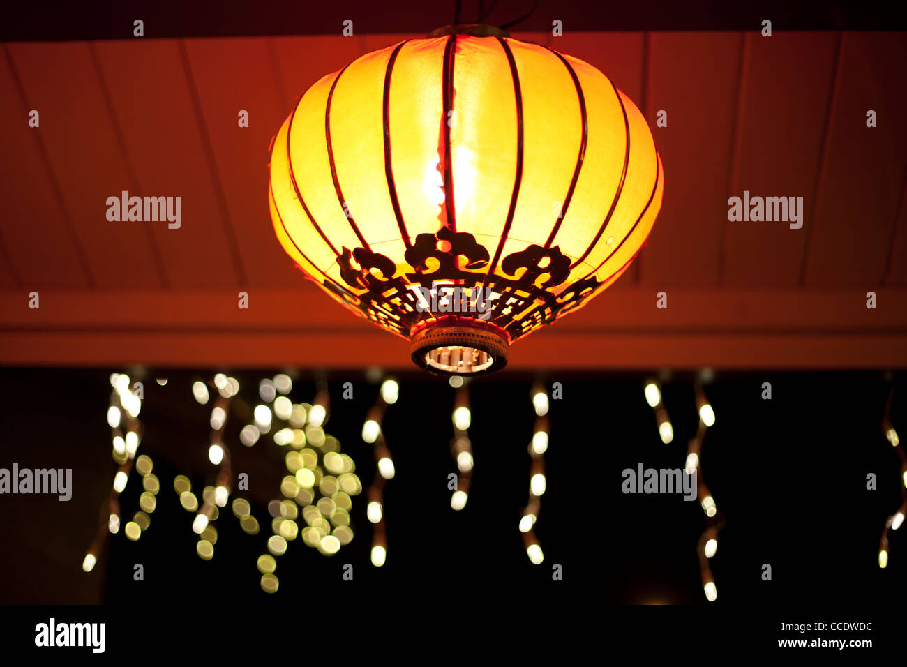 lanterns at night Stock Photo Alamy