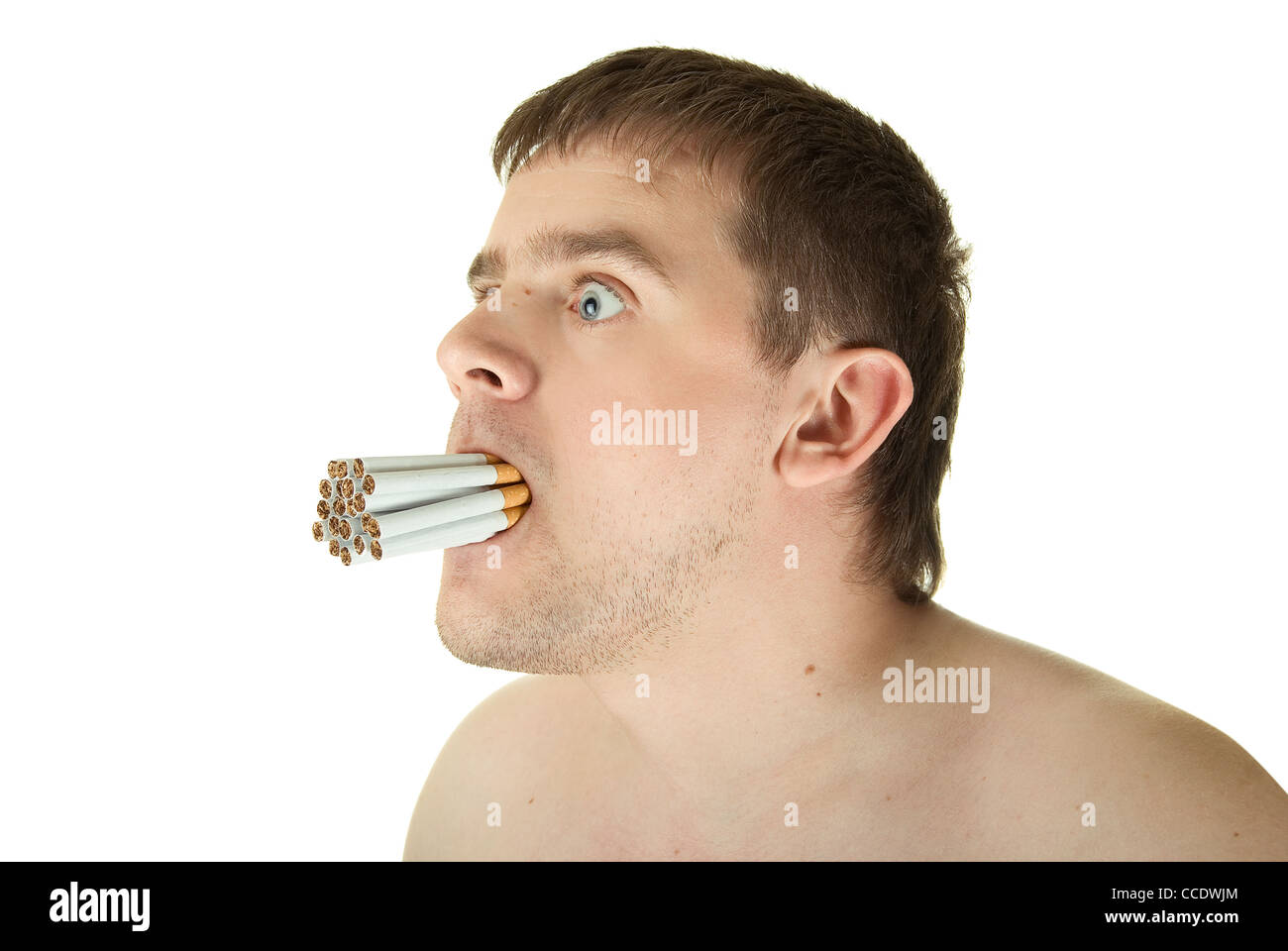 Cigar In Mouth High Resolution Stock Photography and Images Alamy