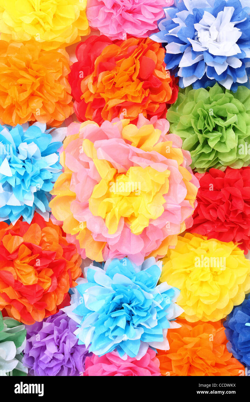 Tissue Paper Flowers Stock Photos & Tissue Paper Flowers Stock Images - Alamy