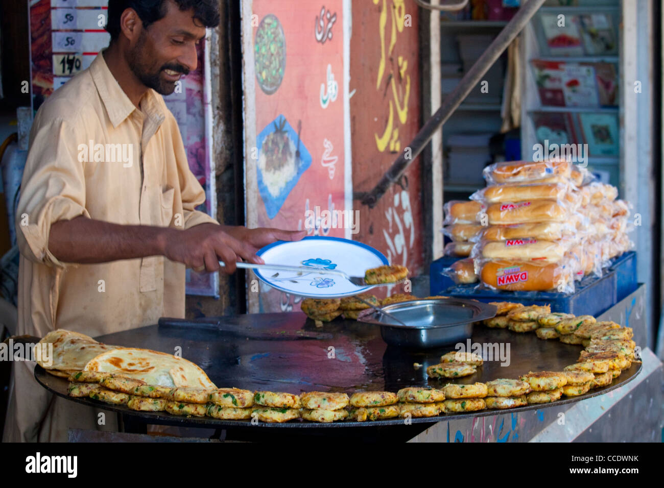 Street food vendor, Murree, Punjab Province, Pakistan Stock Photo - Alamy