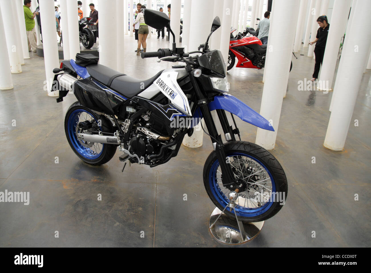 Kawasaki d 250 bike stock and images -
